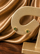 Brinco Estrela com Pedraria Colorida – Semijoia Banhada a Ouro 18K