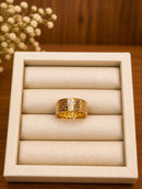 Anel Fé Imperial Folheado a Ouro 18K