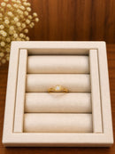 Anel Aura Lumière Dourado Folheada a Ouro 18K
