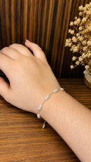 Pulseira Pérolas Delicadas Folheada a Ouro 18K
