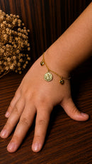 Pulseira Nossa Senhora Aparecida Folheada a Ouro 18K