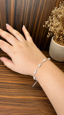 Pulseira Pérolas Elegante Folheado a Ouro 18K