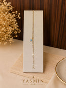 Pulseira Olho Grego Delicado Folheada a Ouro 18K